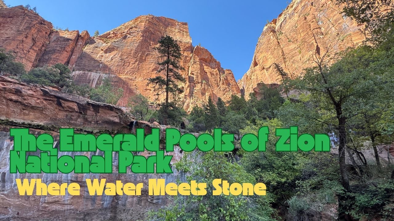 The Emerald Pools of Zion — Where Water Meets Stone