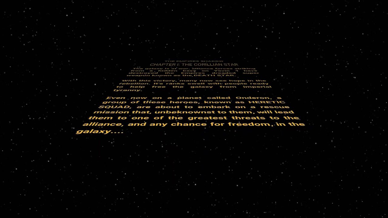 Star Wars Age Of Rebellion - chapter one: The Corellian Star