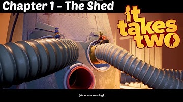 It Takes Two Gameplay Walkthrough Chapter 1 - The Shed (With My GF)