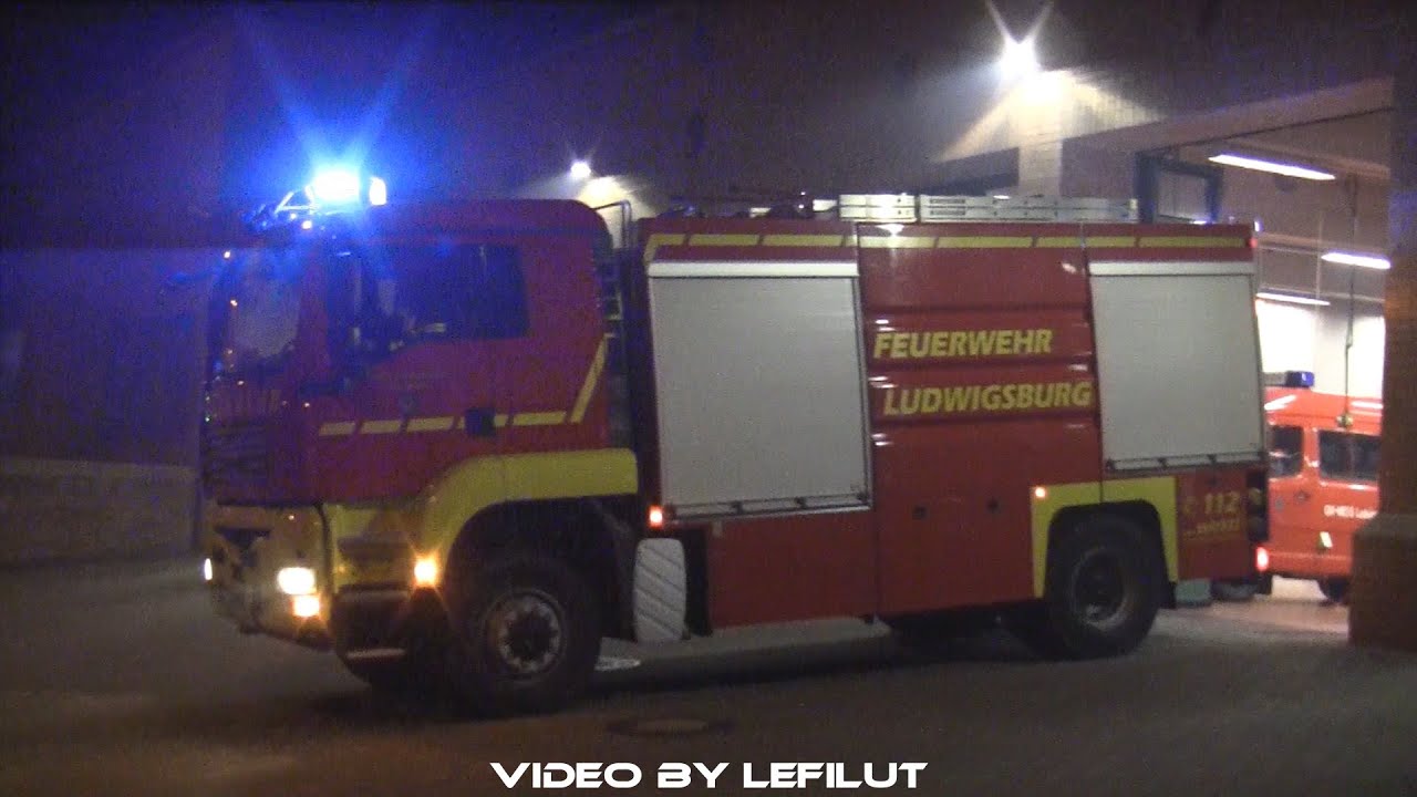 [Silvester 2019 - FW Ludwigsburg]  Alarmfahrten Feuerwehr, Rettungsdienst & Polizei