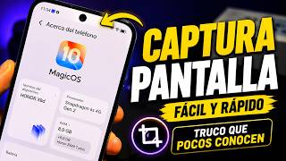 HONOR X8d: Cómo HACER una CAPTURA DE PANTALLA 📸o Screenshot⚡ Fácil y Rápido