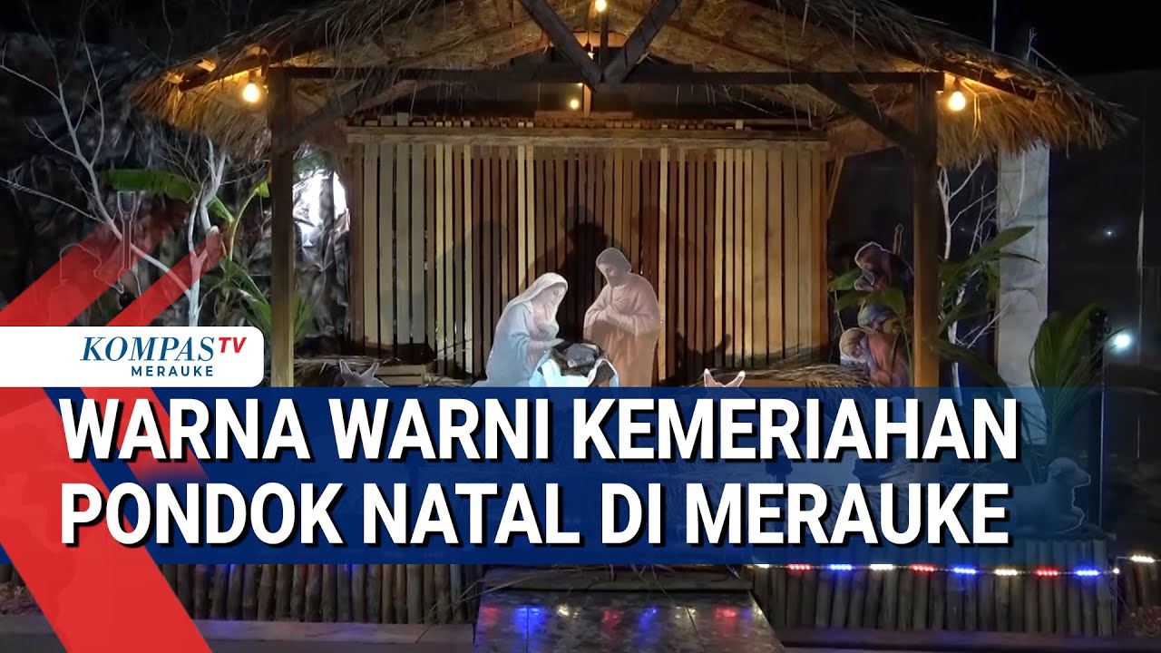 Warna Warni Kemeriahan Pondok Natal di Merauke