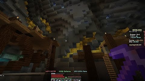 *Royal Mines Location* Dwarven Mines - Skyblock Hypixel - Minecraft
