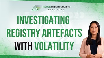 Investigating Registry Artefacts with Volatility