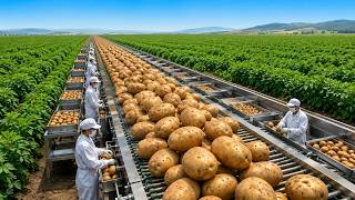 Inside The Modern Potato Processing Factory