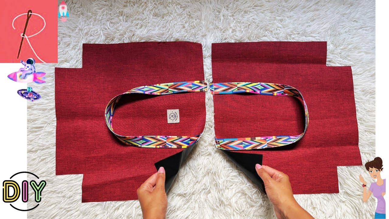 NOVA FORMA DE FAZER BOLSA TÉRMICA 🌟 COSTURA CRIATIVA 🌟 CANAL DA ROSA