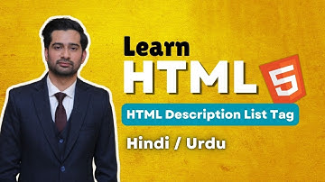 HTML Description List Tag in Hindi / Urdu