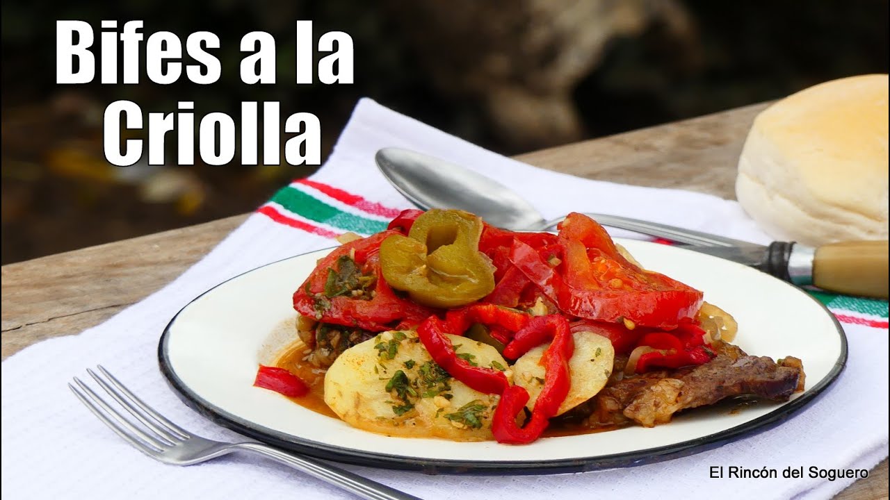 ¡UN CLASICO! Bifes a la criolla al disco 