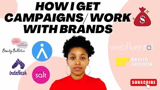 HOW I GET CAMPAIGNS / WORK WITH BRANDS | BEING A NANO INFLUENCER NUGGETS screenshot 5