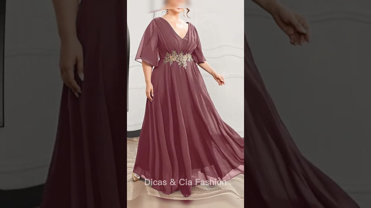 Elegância e Sofisticação: Vestidos de Festa para Senhoras Arrasarem no Estilo | Moda ❤️#shorts