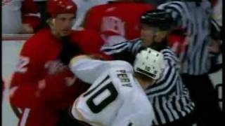 Jonathan Ericsson Vs Corey Perry 05/01/09 (CBC)