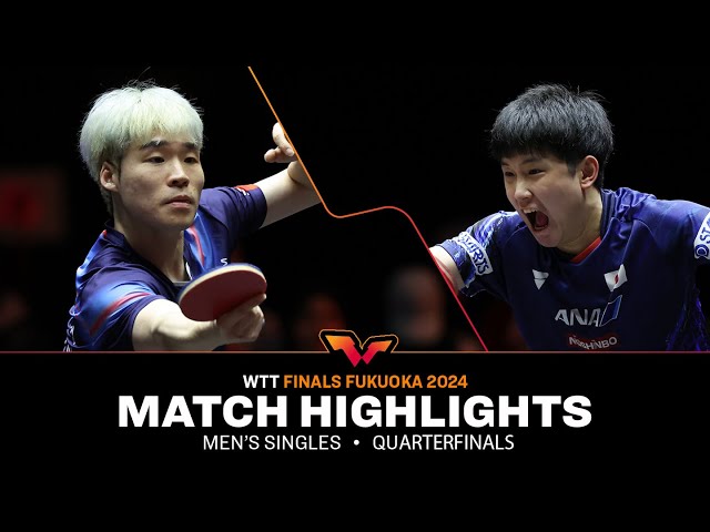 Jang Woojin vs Tomokazu Harimoto | MS QF | WTT Finals