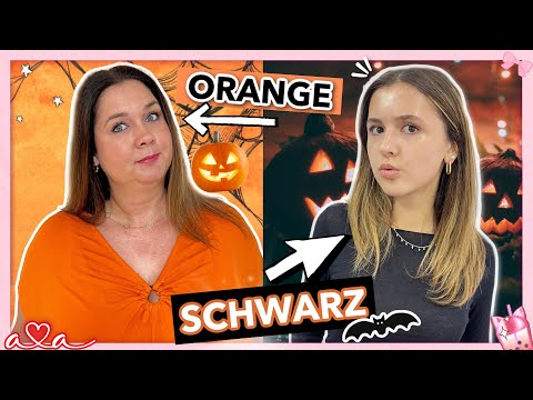 Only ONE COLOR for 24 HOURS 🎃👻🦇 HALLOWEEN CHALLENGE 🧡 Everything Ava