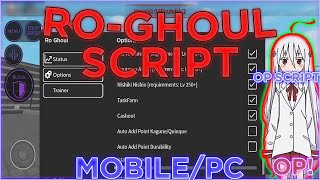 Ro Ghoul Script Hack GUI: Auto Farm, Max Stats & More [PC/Mobile] *2024*