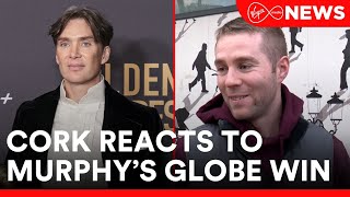 Cork reacts to Cillian Murphy's Golden Globe win after a successful night for the Irish in Hollywood