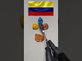 Colombia Flag Color Mixing Challenge! 🇨🇴 | Yellow + Blue + Red = ? #artofhues #shorts #art