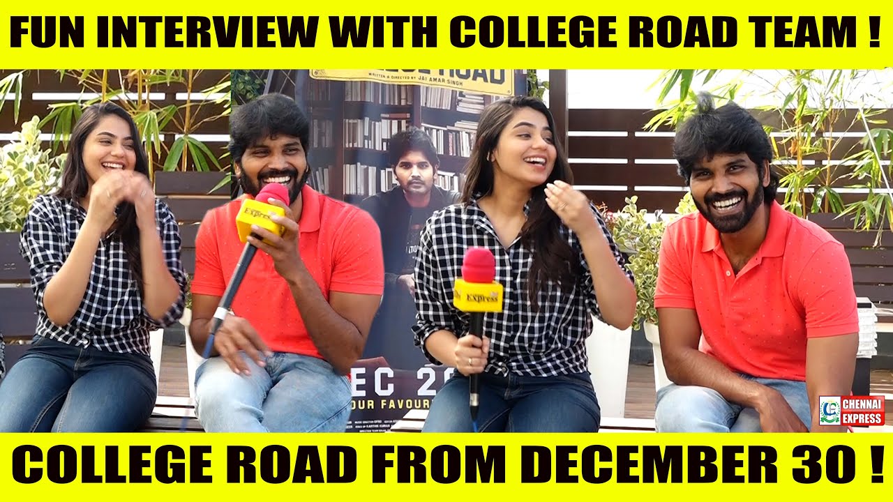 A FUN INTERVIEW WITH COLLEGE ROAD MOVIE TEAM | Lingesh | Ansar | Monica | Jayarama |  College Road |
