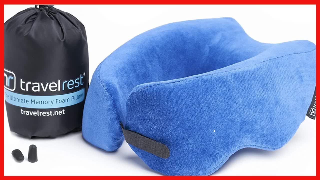 Travelrest Nest Patented Memory Foam Travel Pillow / Neck Pillow - Washable