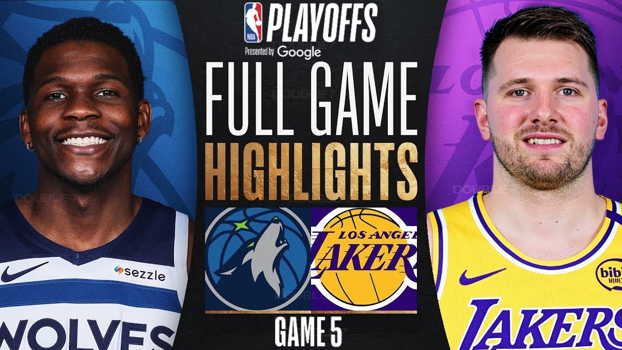 LAKERS vs TIMBERWOLVES FULL GAME 5 HIGHLIGHTS May 1, 2025 | 2025 NBA ...
