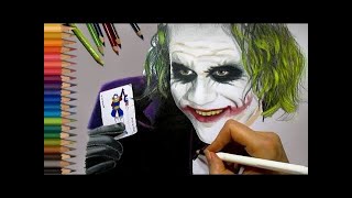 Joker Çizimi - Nasıl Joker Çizilir? Hızlı Çizim Teknikleri | Speed Drawing The Joker Heath Ledger