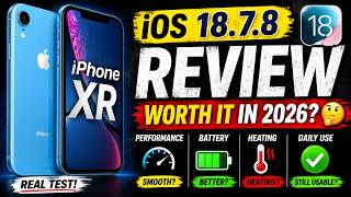 Is iPhone XR still worth it in 2026 after iOS 18.7.8 update? 🤔