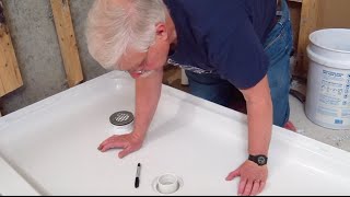 How to Relocate Shower Drain Part 2