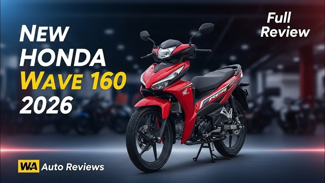 New 2026 Honda Wave 160 Red White 😱 ดีไซน์ใหม่ แรงขึ้น ประหยัดจริงไหม? | WA Auto Reviews