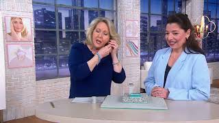 Effy Multi-Gemstone & Diamond Highway Hoop Earrings, 14K on QVC