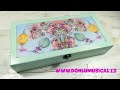 MANUALIDADES FÁCILES DIY Caja decoupage en madera