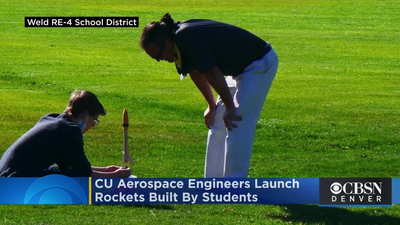 CU Aerospace Engineers Launch Rockets Built By Students At Windsor High School