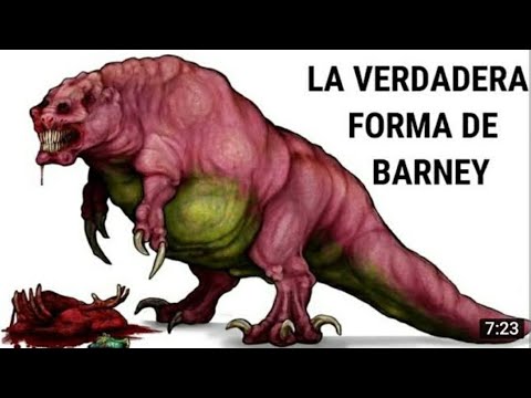 La verdadera forma de Barney- creepypasta de alvaro Ramirez