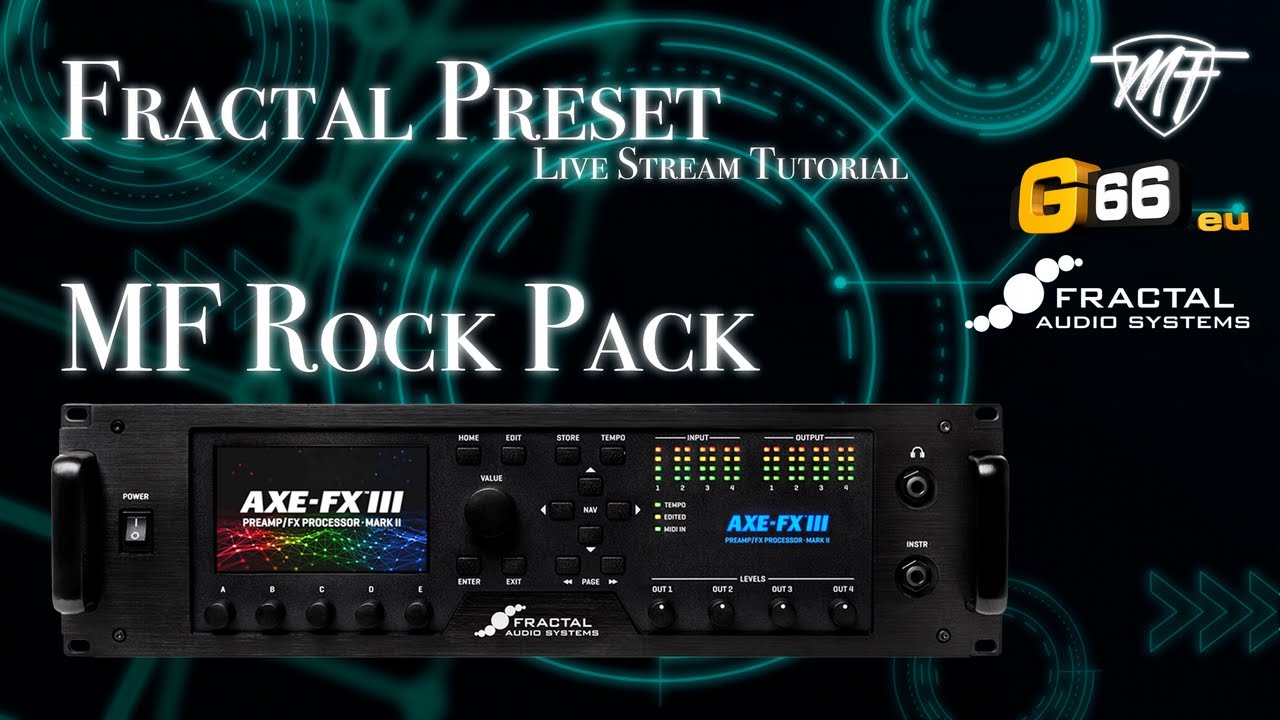 Fractal AXE FX3 - Introduction to my new Preset MF Rock Pack