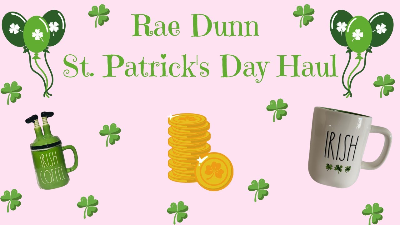 Rae Dunn St. Patrick's Day Haul 🎀🍀 