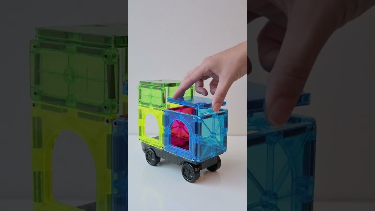 Build a Big Vehicle with the MAGNA-TILES® City Center