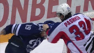 KHL Fight: Pashnin VS Komarov