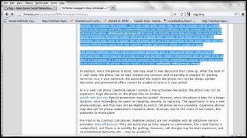 Magic Submitter Elgg Blog Items