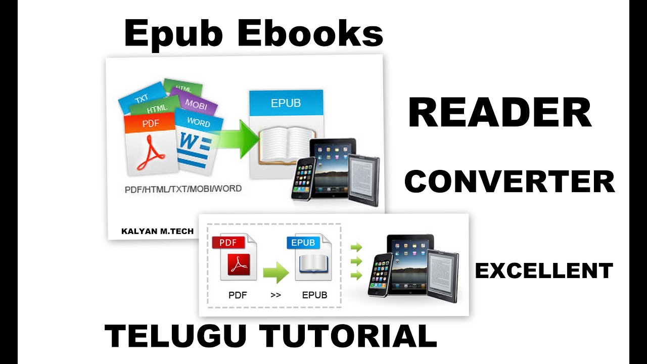Epub use/reader/converter Excellent Tutorial, Telugu