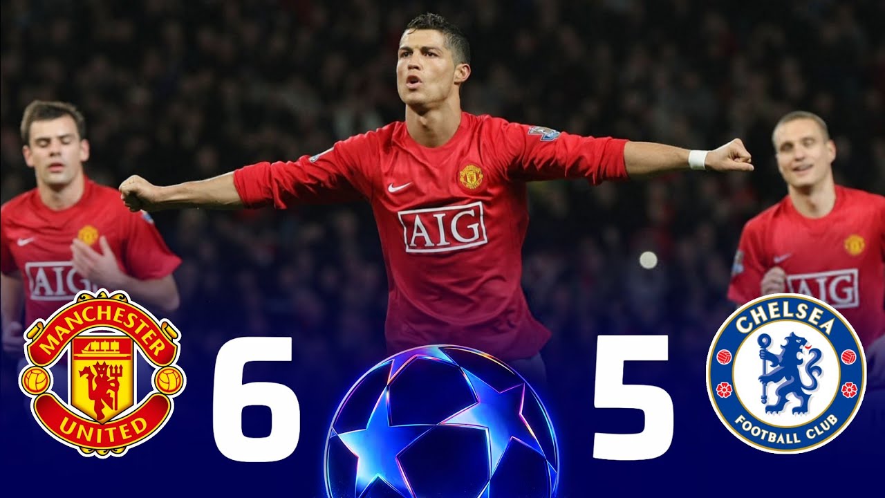 رونالدو يشعل المباراه بأداء تاريخي و يفوز بالبطولة 🤯🔥| مان يونايتد 6-5 تشيلسي⟩ نهائي دوري ابطال 2008