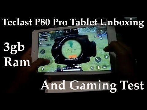 Cheap Gaming Tablet: Teclast P80 Pro Tablet Unboxing and Gaming Test