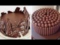 So Yummy Chocolate Cake Decorating With Milk Cream | Easy Cake Decorating Ideas | Tasty Cake