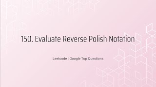 Leetcode | 150. Evaluate Reverse Polish Notation | Python