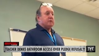 WATCH: Teacher DENIES Restroom Access Over Students Refusing To Say Pledge, Allegedly Update