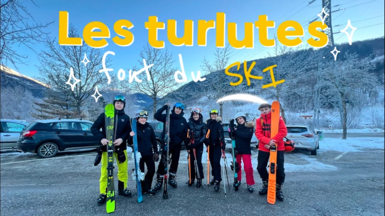 Les turlutes font du ski 🎿