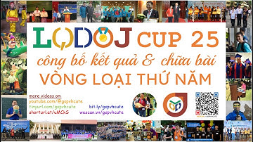 LQDOJ Cup 25 vòng 5 - lời giải bài 2