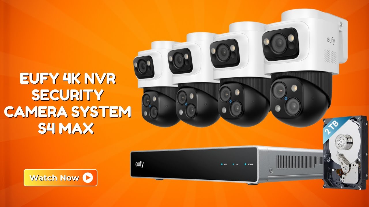 Total Home Protection Made Easy – eufy 4K NVR Security Camera System S4 ...
