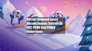 Bitcoin Rebound Eases Altcoin Season Tension As Sky, Pump And