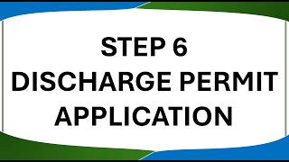 Step 6 Discharge Permit Application