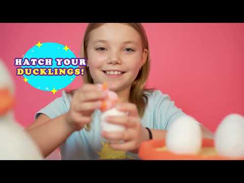 Інтерактивний ігровий набір Pets & Robo Alive Мама качечка 9548 Pets Alive Mama Duck Surprise, видео 1