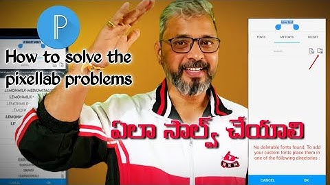 no deletable fonts found in pixellab | how to solve the pixellab problems | jdsmart money