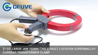 S150 LARGE JAW 150MM CABLE FAULT LOCATION SUPERMALLOY CURRENT TRANSFORMER CLAMP